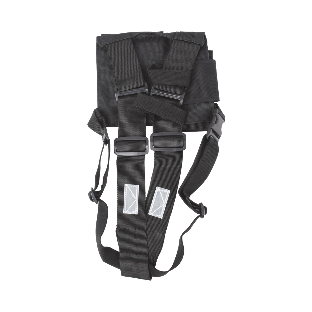 Pechera Universal sin logo con soporte para radio y bolígrafo más bolsa con cinta adherente para su seguridad.