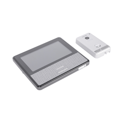 KIT DE VIDEOPORTERO IP COLOR NEGRO / Apertura con app / Súper elegante / Monitor WIFI / Alimentación 110vca
