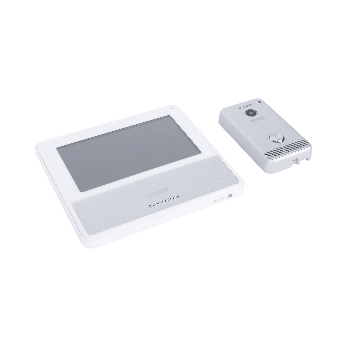 KIT DE VIDEOPORTERO IP COLOR BLANCO / Apertura con app / Súper elegante / Monitor WIFI /  Alimentación 110vca