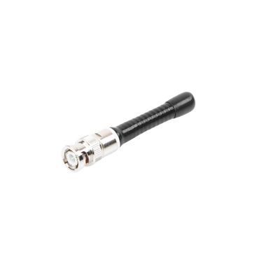 Antena Helicoidal, 1/4 de onda, sintonizada (recortada) 406-512 MHz, BNC Macho.