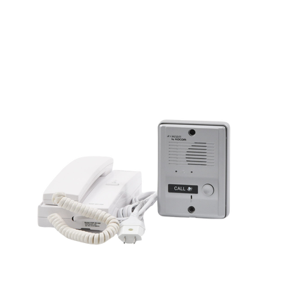 Kit de audio portero con un auricular (expandible hasta 3 auriculares)