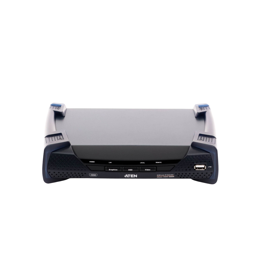 Unidad receptora extensora 4K HDMI KVM sobre IP