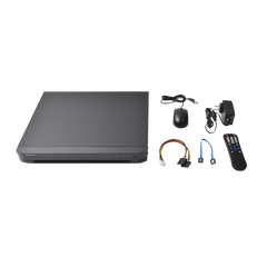 KIT TurboHD 1080p / DVR 8 Canales / 4 Cámaras Bala (exterior 2.8 mm) / 4 Cámaras Eyeball (exterior 2.8 mm) / Transceptores / Conectores / Fuente de Poder Profesional hasta 15 Vcc para Largas Distancias