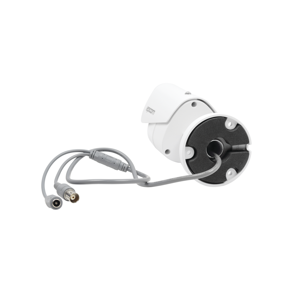 KIT TurboHD 1080p / DVR 8 Canales / 4 Cámaras Bala (exterior 2.8 mm) / 4 Cámaras Eyeball (exterior 2.8 mm) / Transceptores / Conectores / Fuente de Poder Profesional hasta 15 Vcc para Largas Distancias