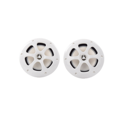 Par de altavoces fabricado en grado marinos en color blanco de 6.5"  de 100 W de entrada máxima