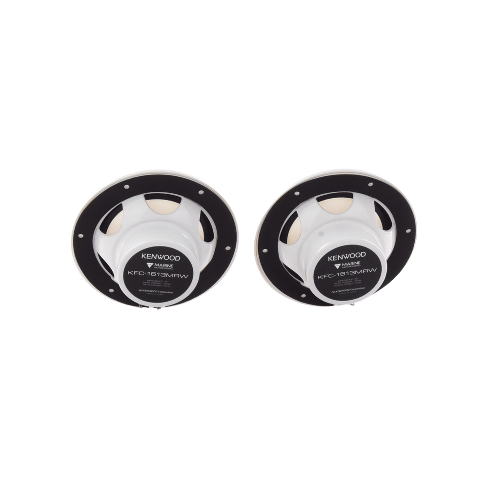 Par de altavoces fabricado en grado marinos en color blanco de 6.5"  de 100 W de entrada máxima