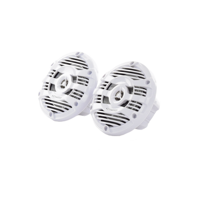Par de altavoces fabricados en grado marinos en color blanco de 6.5" potencia máxima de 150 W