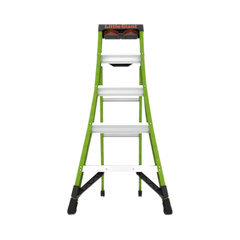 Escalera de Tijera 3 en 1 de 1.5 Metros, Fibra de Vidrio (SKU13906-001). Hecha en E.U.A. (Versión 2.0)