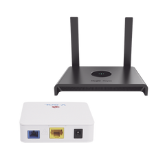 Kit 1 ONU Bridge V-Sol, Dual GPON/EPON con Router Home Wi-Fi Ideal para distribuciones WISP de mayor cobertura Wi-Fi en Hogares y Oficinas