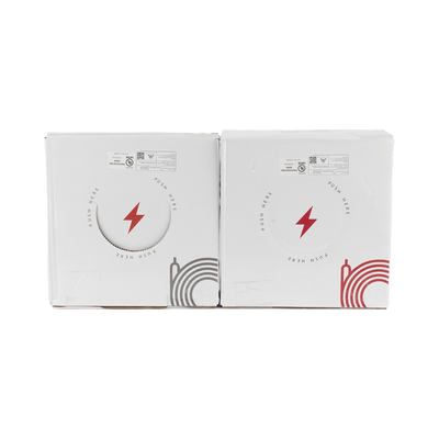 Kit de 2 rollos de 100 metros de cable fotovoltaico de cobre, rojo y negro, calibre 10 AWG (6mm²), Tipo PV,  1000/2000 V y 120°C.