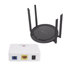 Kit 2 ONU Bridge V-Sol, Dual GPON/EPON con Router Home Wi-Fi Ideal para distribuciones WISP de mayor cobertura Wi-Fi en Hogares y Oficinas