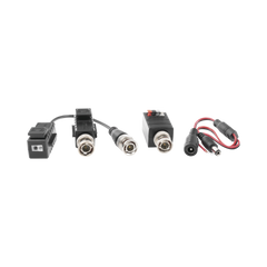 Kit de TRANSCEPTORES DE VIDEO DE LARGO ALCANCE / 320 Metros / Resolución 720P y 1080P / Cat 5e/6 / Compatible con cámaras HD-TVI/CVI/AHD/CVBS / Alimente solo el Receptor / Protección Interconstruida contra sobretensión.