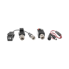Kit de TRANSCEPTORES DE VIDEO DE LARGO ALCANCE / 320 Metros / Resolución 720P y 1080P / Cat 5e/6 / Compatible con cámaras HD-TVI/CVI/AHD/CVBS / Alimente solo el Receptor / Protección Interconstruida contra sobretensión.