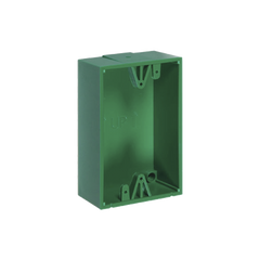 Caja trasera de montaje color verde para estaciones de parada STOPPER