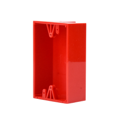 Caja trasera de montaje color rojo para estaciones de parada STOPPER