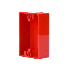 Caja trasera de montaje color rojo para estaciones de parada STOPPER