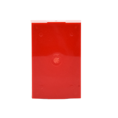 Caja trasera de montaje color rojo para estaciones de parada STOPPER