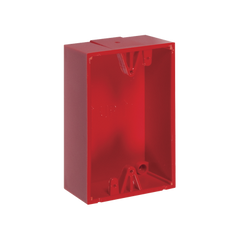 Caja trasera de montaje color rojo para estaciones de parada STOPPER