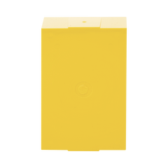 Caja trasera de montaje color amarillo para estaciones de parada STOPPER