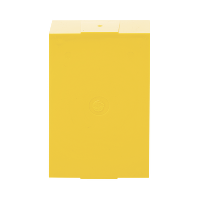 Caja trasera de montaje color amarillo para estaciones de parada STOPPER