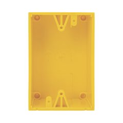 Caja trasera de montaje color amarillo para estaciones de parada STOPPER