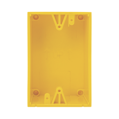 Caja trasera de montaje color amarillo para estaciones de parada STOPPER