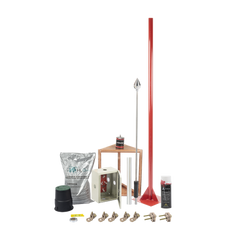 Kit Pararrayo con Accesorios para Protección de Diámetro de 200m.