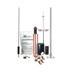 Kit de Pararrayo Dipolo con Electrodo y Accesorios de Instalación para Techo.