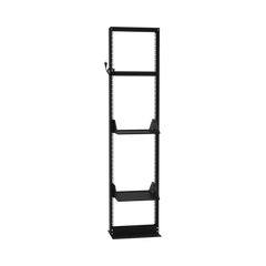 Kit de Rack Estándar 19", 45 UR con 2 Charolas  y PDU (8 tomas). Ideal para UPS y Servidores tipo Torre.