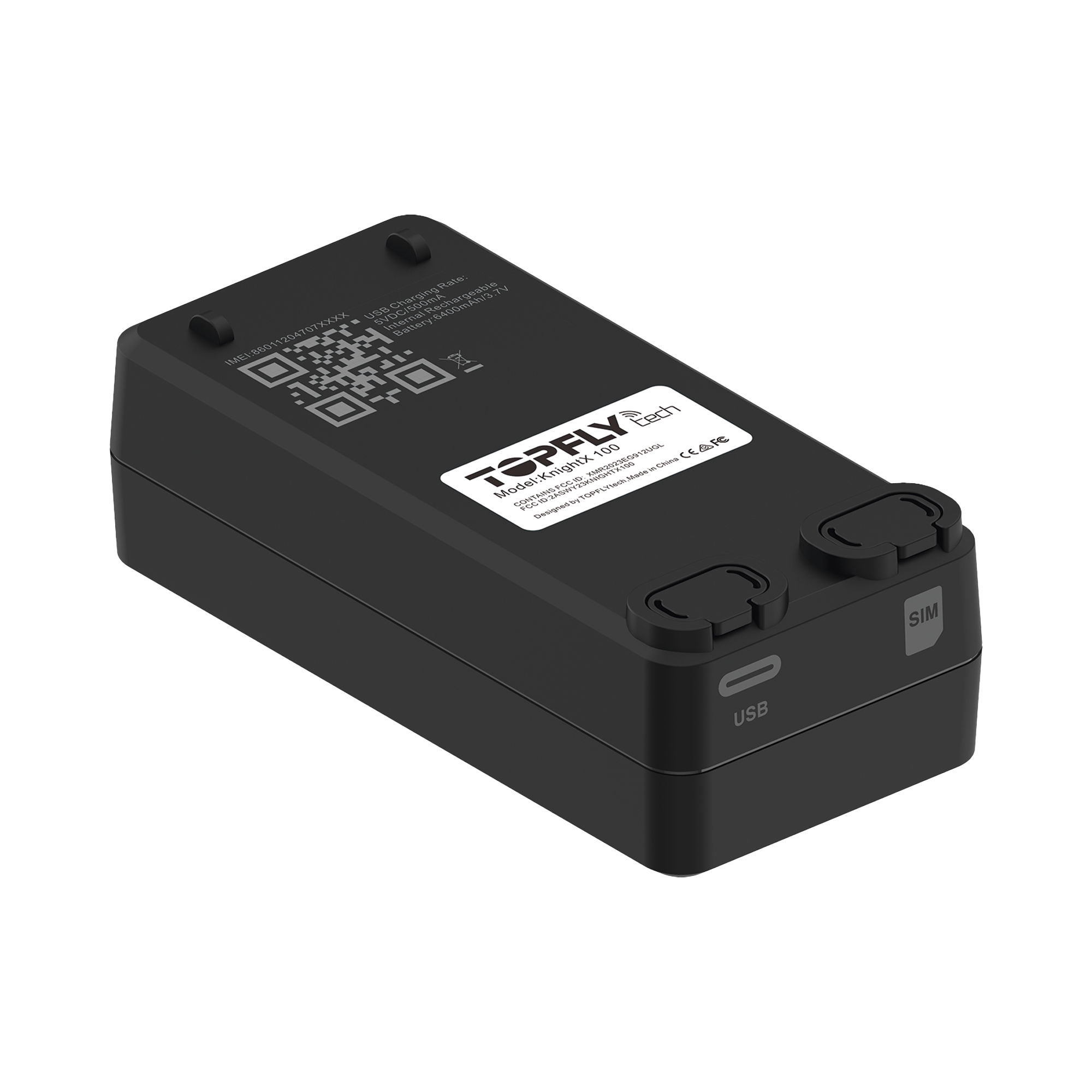 GPS / Receptor de Activos en Tiempo Real / KnightX 100 / Batería Recargable / Aplicaciones Amplias / GPS 4G / Botón de Pánico / Sonda de Temperatura Externa Opcional