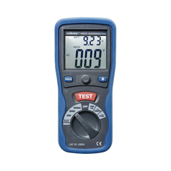 KIT de Medidor de Resistencia a Tierra Digital ( Terrómetro ), a 3 hilos  CAT III / 1000 V.
