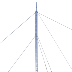 Kit de Torre Arriostrada de Techo de 9 m con Tramo STZ30 Galvanizado Electrolítico (No incluye retenida).