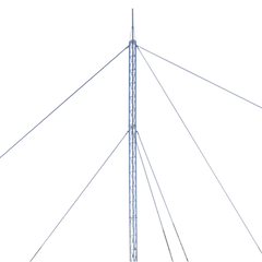 Kit de Torre Arriostrada de Techo de 18 m con Tramo STZ30 Galvanizado Electrolítico (No incluye retenida).