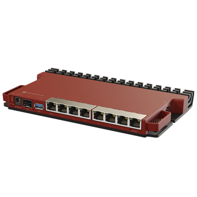 Router con CPU ARM / 8 Puertos GE / SFP 2.5G / montaje 1U