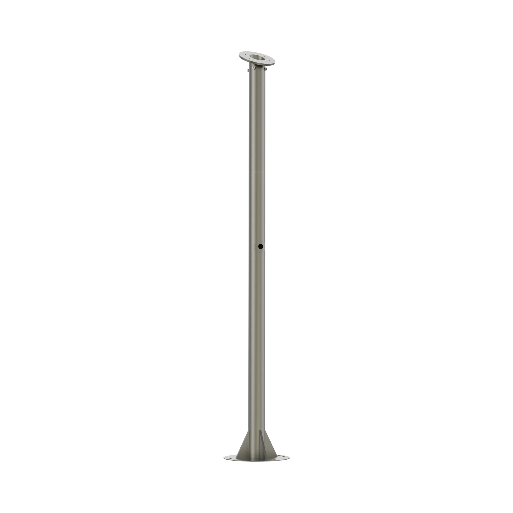 Poste para Cámara ANPR / Compatibilidad con cámara DS-TCG406-E(S),DS-TCG406-E(ER)(2812)/ Altura de 1.5 Metros /  Color Gris