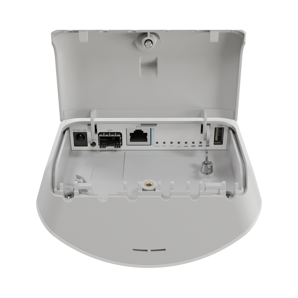 (mANTBox ax 15s) Punto de Acceso  Sectorial de 120°/ WiFi 6 Doble Banda 2.4Ghz y 5Ghz/Antena Integrada 15 dBi/Con 1 Puerto  Ethernet PoE In + 1 puerto SFP 2.5Gbps