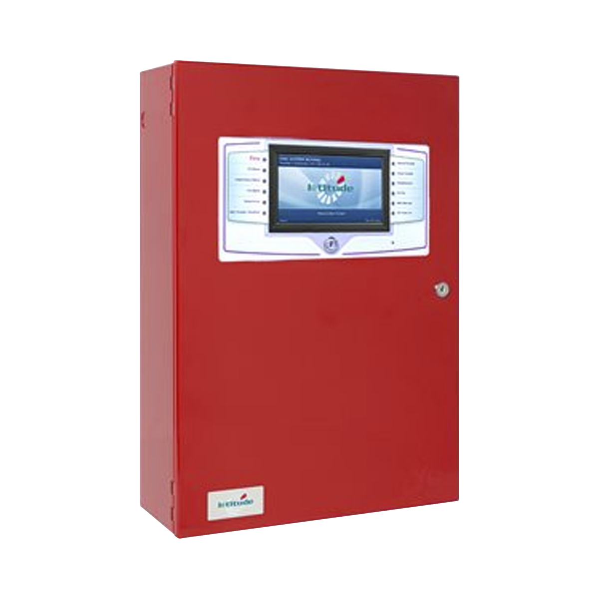 Panel De Detección Incendio Modular Direccionable, C/2 lazos SLC, Expandible hasta 8 Lazos SLC,  En Inglés, Fuente 10.25A a 115V Voltaje Automático, Color Rojo, Serie FireNET L@titude (0101-01420)