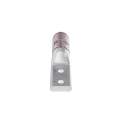 Zapata de compresión Aluminio LAB750-12-24R para cal. 750 Kcmil, Doble barreno para tornillo prisionero de 1/2, Espaciado de orificio 44.45mm, 1 Pz