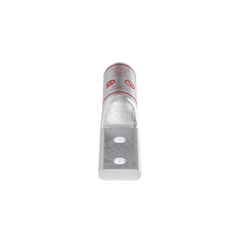 Zapata de compresión Aluminio LAB750-12-24R para cal. 750 Kcmil, Doble barreno para tornillo prisionero de 1/2, Espaciado de orificio 44.45mm, 1 Pz