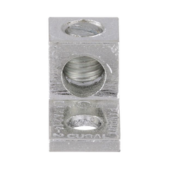 Conector Mecánico de Aluminio, de Un Orificio 1/4" y Un Barril, para Cable de 14 a 2 AWG. 1 Pieza