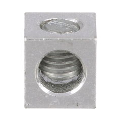 Conector Mecánico de Aluminio, de Un Orificio 1/4" y Un Barril, para Cable de 14 a 2 AWG. 1 Pieza