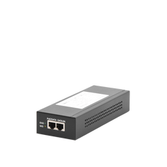 Inyector Super Hi-PoE / 56 Vcc / 60 Watts / Para Domos HIKVISION PTZ / IP (-AE / DE) / Soporta 802.3 af / at / Para Aplicaciones de CCTV