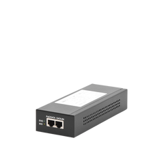 Inyector Super Hi-PoE / 56 Vcc / 60 Watts / Para Domos HIKVISION PTZ / IP (-AE / DE) / Soporta 802.3 af / at / Para Aplicaciones de CCTV