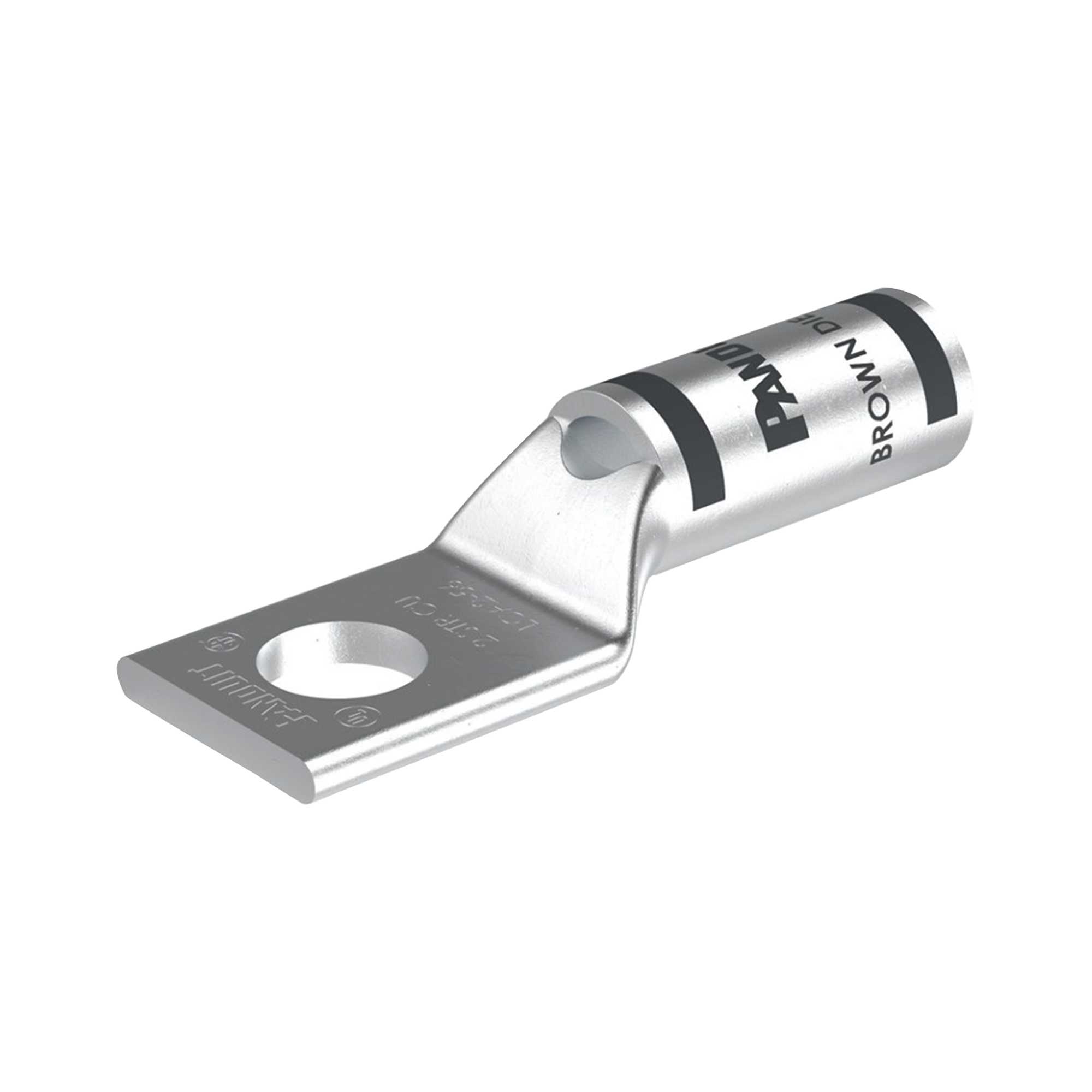 Zapata de compresión LCA2-56-Q, para cal. 2 Awg, Barreno para tornillo prisionero de 5/16, 1 Pz