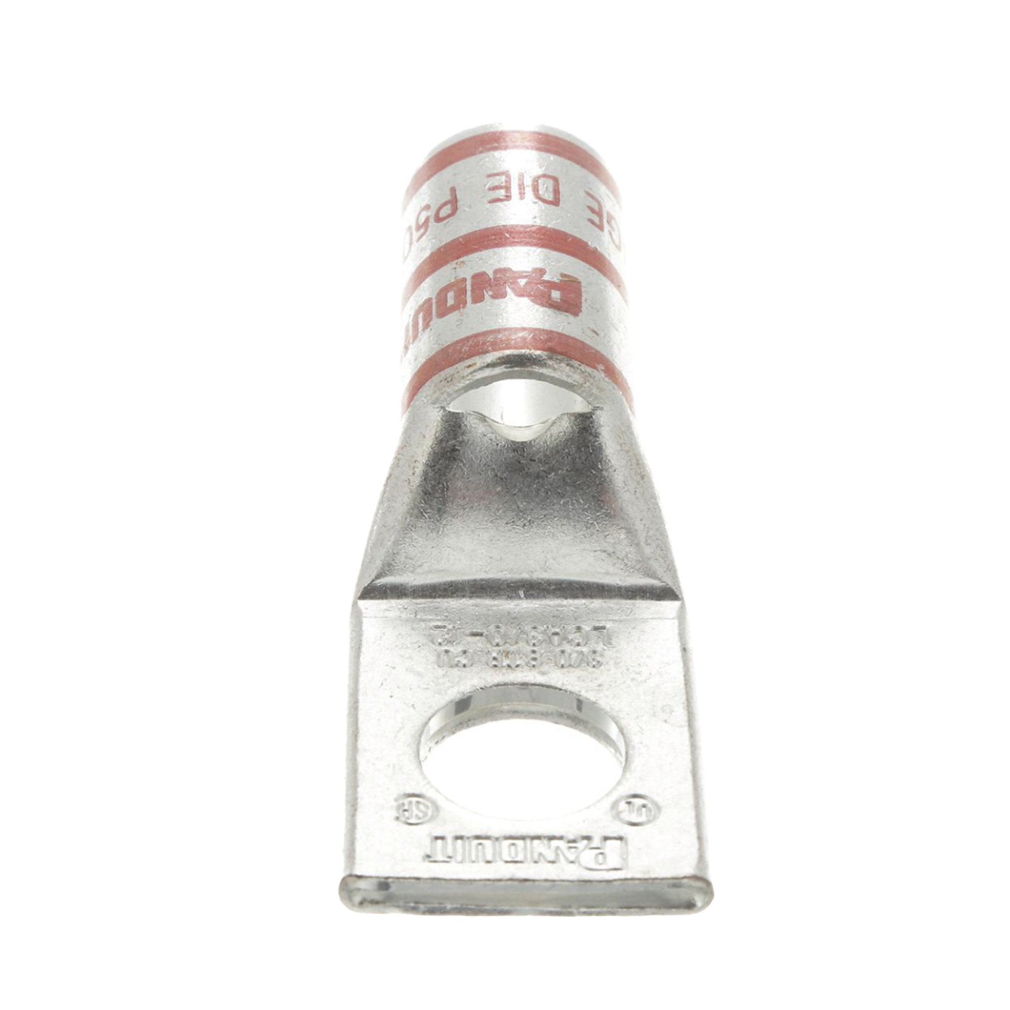 Zapata de compresión LCA3/0-12-X para cal. 3/0 Awg, Barreno para tornillo prisionero de 1/2, 1 Pz