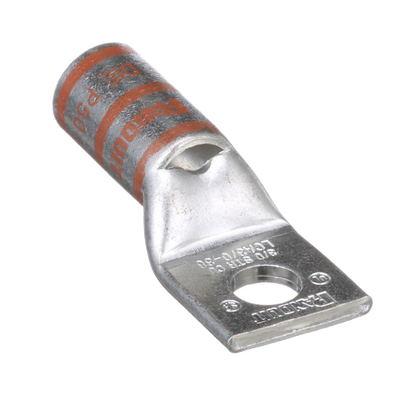 Terminal de Compresión de Cobre con Orificio 3/8 in, para Cable 3/0 AWG. 1 Pz.