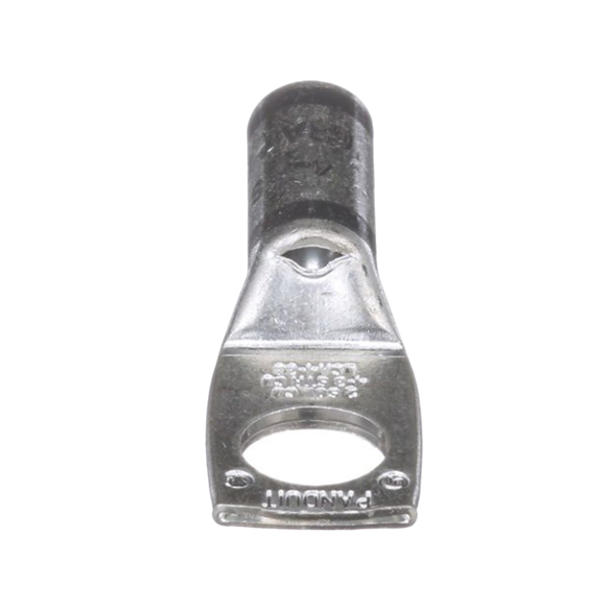 Zapata de compresión LCA4-38-L, para cal. 4 Awg, Barreno para tornillo prisionero de 3/8, 1 Pz