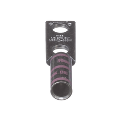 Zapata de compresión LCC1/0-38DW-X para cal. 1/0 Awg, Doble barreno para tornillo prisionero de 3/8, 1 Pz