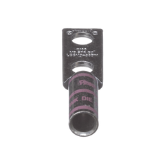 Zapata de compresión LCC1/0-38DW-X para cal. 1/0 Awg, Doble barreno para tornillo prisionero de 3/8, 1 Pz