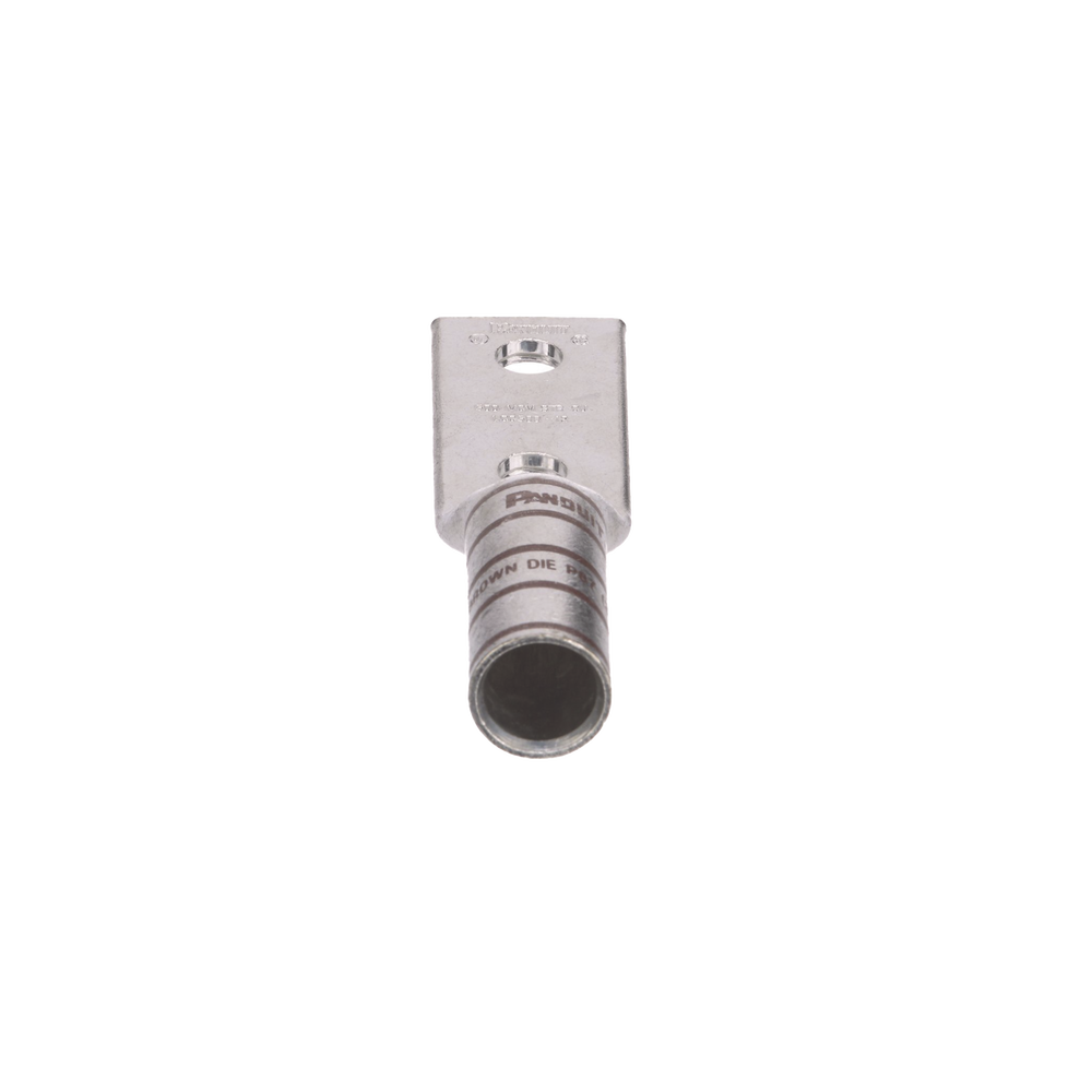Zapata de compresión LCC500-12-6 para cal. 500 Kcmil, Doble barreno para tornillo prisionero de 1/2, Espaciado de orificios 44.5mm, 1 Pz